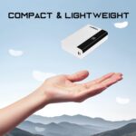 Tempt Fuel 10000mAH Power Bank 22.5W Fast Charging, Digital LED Display with Type C & USB | Chic & Compact | 2Way Port | All iPhone & Android Smartphones | QC + PD (White) - Image 6