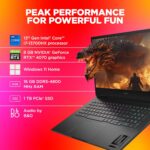 HP OMEN Gaming,13th Gen Intel Core i7-13700HX, 8GB RTX 4070,16GB DDR5, 1TB SSD,16.1-inch (40.9 cm), FHD, IPS, Gaming Laptop 165Hz, RGB Backlit KB, B&O (Win 11, Office 21, Black, 2.35 kg) wf0262TX - Image 5