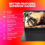 HP OMEN Gaming,13th Gen Intel Core i7-13700HX, 8GB RTX 4070,16GB DDR5, 1TB SSD,16.1-inch (40.9 cm), FHD, IPS, Gaming Laptop 165Hz, RGB Backlit KB, B&O (Win 11, Office 21, Black, 2.35 kg) wf0262TX - Image 6