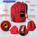 ROZEN School Bag For girls school bags for boys Class 5-10 Large 5 partition 45 L Laptop Collage Office Travel Unisex Backpack - Image 3