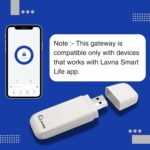 LAVNA Smart WiFi Gateway Unlock Your Door from Anywhere Anytime | Works with Existing LAVNA Digital Locks (White) - Image 5