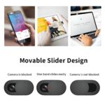 KACA Webcam Cover, Privacy Protector Webcam Cover Slide, Compatible with Laptop, Desktop, PC, Smartphone, Protect Your Privacy and Security, Strong Adhesive, Set of 3 - Image 5