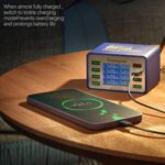 BABATOOLS Mechanic iCharge 8 Port USB Fast Charger 45W QC3.0 PD Smart Charging Station with Digital Display, 8A Multi Device Hub for iPhone, Android, Samsung, iPad, Tablets, Office & Home - Image 3