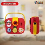 Toyshine Cute Multifunctional Lightweight Childrens Crossbody Camera Bag EVA Toddler DIY Shoulder Bag Handbag cum silicone Purse for Girls kids with Adjustable Strap - Image 5