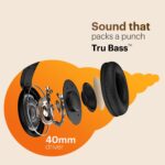 Noise Two Wireless On Ear Headphones with 50 Hours Playtime, Low Latency(up to 45ms), 4 Play Modes, Dual Pairing, BT v5.3 (Bold Black) - Image 6