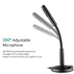 VIBOTON USB Gaming Mic - Noise Cancellation, Recording for PC, Laptop, Desktop Mac - Plug and Play, Black - Image 3