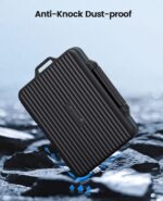 ORICO EVA SD Card Case Holder for Memory Cards,24 Slots Professional Water-Resistant Anti-Shock Holder for 12TF Card and 12 SD Card Protector Storage with Carabiner and Label - Image 4