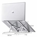 Adjustable Laptop Stand for 10–15.6 Inch Laptops, Foldable Metal Desk Stand with Ventilated Design - Image 3