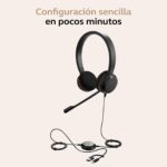 Jabra Evolve 20 Stereo Headset with noice canceling mic, Connect to Mobile/Tablet via USB-C/A, Lightweight Headband - Image 4
