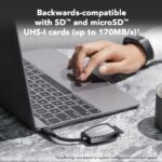 Lexar Professional USB 3.2 Type-C Dual-Slot Reader, Supports SD and microSD UHS-II Cards, Up to 312MB/s Read (LRW470U-RNHNU) - Image 4