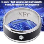 Unisex Smart Ring, NFC Multi-Function Smart Rings Magic Wearable Device Universal for Mobile Phone, Connecte to The Mobile Phone Function Operation and Sharing of Data(7in), Medium - Image 3