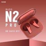 Noise Newly Launched Buds N2 Pro Truly Wireless Earbuds with Metallic Finish, 70H of Playtime, ANC(Upto 32Db), Dual Pairing, Instacharge(10 Min=200 Min), BT V6.0(Desert Gold) - Image 3