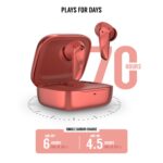 Noise Newly Launched Buds N2 Pro Truly Wireless Earbuds with Metallic Finish, 70H of Playtime, ANC(Upto 32Db), Dual Pairing, Instacharge(10 Min=200 Min), BT V6.0(Desert Gold) - Image 5