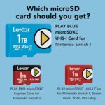 Lexar 2TB Play Blue Micro SD Card, UHS-I, C10, U3, V30, A2, 4K, Up to 160MB/s microSDXC Memory Card, Expanded Storage for Nintendo Switch, Gaming Devices, Smartphones, Tablets (LMSPLBL002T-BNNNU) - Image 3