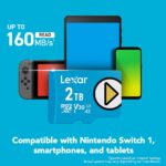 Lexar 2TB Play Blue Micro SD Card, UHS-I, C10, U3, V30, A2, 4K, Up to 160MB/s microSDXC Memory Card, Expanded Storage for Nintendo Switch, Gaming Devices, Smartphones, Tablets (LMSPLBL002T-BNNNU) - Image 4
