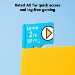 Lexar 2TB Play Blue Micro SD Card, UHS-I, C10, U3, V30, A2, 4K, Up to 160MB/s microSDXC Memory Card, Expanded Storage for Nintendo Switch, Gaming Devices, Smartphones, Tablets (LMSPLBL002T-BNNNU) - Image 5