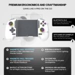EvoFox Deck 2 Smartphone Gamepad with Hall Effect Triggers & Joysticks | Bluetooth Wireless Controller for Android, iOS, Windows, macOS & Nintendo Switch | Key Mapping, Macro Buttons, RGB Lighting - Image 4