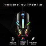 BESTOR RGB Gaming Combo Set - Wired RGB Gaming Keyboard with Wired RGB Gaming Mouse and Anti-Slip Mousepad Silent Keys Lightweight Design High Precision Sensor & Wide Compatibility - Image 3