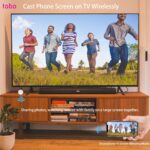 Tobo 5G 4K Wireless HDMI Display Adapter Screen Mirror Cast Dongle Support Miracast DLNA Airplay for iOS Android Phone Tablet Mac Windows Laptop to TV Projector Reciever TD-1401WA - Image 3