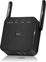 2025 Fastest WiFi Extender, WiFi Repeater, WiFi Booster, Covers Up to 10000 Sq.ft and 60 Devices, Internet Booster - with Ethernet Port, Quick Setup, Home Wireless Signal Booster - Image 2