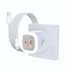 25W Fast Charger | USB C PD Wall Adapter + QC 3.0 USB A | Adjustable Night Light with Dual Port Charging | Compatible with iPhone 17,16/15/14/13, Samsung Galaxy S25/S24/S23, OnePlus, Xiaomi & Android - Image 2