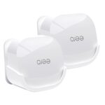 2Pack Wall Mount Holder for eero 6 Plus 6+ and eero 6 Router Mesh Wi-Fi System,Wall Mount Stand Bracket for eero 6 Plus and eero 6 tri-Band Mesh,Wall Bracket for eero 6+ Extender Router Wire Organizer - Image 2