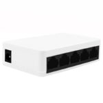 5 Port Gigabit Ethernet Network Switch Hub, Plug and Play, Desktop or Wall-Mount, Plastic Case Ethernet Splitter, Fanless, Traffic Optimization, Unmanaged (Grey) - Image 2
