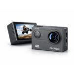 AKASO EK7000 - Action Camera for Bike with 4k30FPS -Ultra HD, Waterpoof Mini Vlogging Camera for Photo and Video, Remote Control 5X Zoom with Helmet Accessories Kit - Image 2
