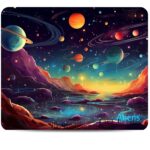 Aliens Mouse Pad for Computer, Laptop, Smooth Premium Cloth Surface, Non-Slip Rubber Base, Speed and Precision Operation Compatible with Laser and Optical Mouse, Gaming, Office, Home 230x190mm (SP-15) - Image 2