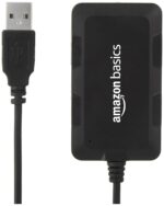 Amazon Basics Hi-Speed 4 Port Ultra Slim USB 2.0 Hub for Laptops and Computers (Black) - Image 2