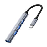 Amazon Basics USB-C Multiport Adapter with 1 USB 3.0 & 3 USB 2.0 Ports, Plug & Play, Built-in Smart Chip, Compatible with MacBook, Laptop, Tablet, Smartphone, and More - Image 2
