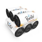 Amazon Brand - Presto! Garbage Bags | Medium | 180 Count | 30 Bags X 6 Rolls | 19 X 21 Inches | For Dry & Wet Waste | Black - Image 2