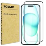 Amazon Brand - Solimo Edge-to-Edge Protector Tempered Glass Screen Protector for iPhone 16 (6.1 Inch) Clear - Image 2