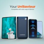 Ambrane 20000mAh Powerbank,20W Fast Charging,USB Type-C Input Triple Output (2 USB&1 Type C) Power Delivery,Quick Charge for iPhone,Android&Other Devices,Made in India + Type C Cable (PP-20 Pro,Blue) - Image 2