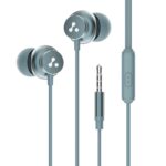 Ambrane Stringz 38 Wired Headphones with Mic, Powerful HD Sound with High Bass, Tangle Free Cable, Comfort in Ear Fit, 3.5mm Jack (Space Grey) - Image 2