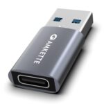 Amkette USB 3.0 Type-C Female to USB-A Male OTG Adapter | 5Gbps High-Speed Data Transfer | 15W Fast Charging | Compact, Portable & Durable Aluminum Alloy | Universal Compatibility for Laptops & More - Image 2