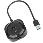 Ant Booster 411 USB Hub 3.0 – 4-Port Round USB Splitter with High-Speed 5Gbps Data Transfer & Fast Charging | Compact USB A to USB 3.0 Hub for Laptop, PC, MacBook, and More - Image 2