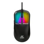 Ant Esports Virtus100 Wired RGB Gaming Mouse | Light Weight |6D Durable Buttons | High Performance Up to 12800 DPI 1000Hz Polling Rate | AI Sensor | 20M Click | Software Support Esports Mouse_ Black - Image 2