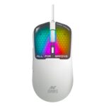 Ant Esports Virtus100 Wired RGB Gaming Mouse | Light Weight |6D Durable Buttons | High Performance Up to 12800 DPI 1000Hz Polling Rate | AI Sensor | 20M Click | Software Support Esports Mouse_ White - Image 2