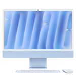 Apple 2024 iMac All-in-One Desktop Computer with M4 chip with 8-core CPU and 8-core GPU: Built for Apple Intelligence, 60.96 cm (24″) Retina Display, 16GB Unified Memory, 256GB SSD Storage; Blue - Image 2
