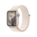 Apple Watch Series 9 [GPS + Cellular 41mm] Smartwatch with Starlight Aluminum Case with Starlight Sport Band M/L. Fitness Tracker, Blood Oxygen & ECG Apps, Always-On Retina Display, Water Resistant - Image 2