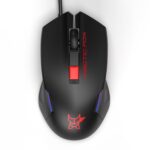 Arctic Fox Wired USB Gaming Mouse with Breathing Lights and DPI Upto 3600 (Charcoal Black) - Image 2