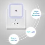 Attractive Sensor Control Led Night Light Lamp .5W Full Automatic Sensor Smart Sensor Led Plug Night Lamp for Bedroom Office Livingroom Gift(Plastic, Pack of 1) - Image 2