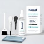 BARROT Essentials Mini Device Cleaning Kit | Includes 50ml Non-Alcohol Screen Cleaner, 3 x High-Precision Brushes & 20x20CM Plush Microfiber - Image 2