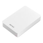 BUFFALO HD-PGF5.0U3-GWHA USB 3.1 (Gen.1) Compatible Shockproof Portable HDD 5TB White - Image 2