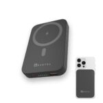 Beetel MagVibe Series WR10 Magsafe 10000mAh Magnetic 15W Wireless Power Bank for Apple iPhone, Samsung, OnePlus, All Smartphones|Qi Enabled Devices|3M Ring in Box|Anti-Slip Rubberised Finish | Black - Image 2