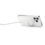Belkin MagSafe Wireless Charger Fast Charging Up to 15W with Official Made for MagSafe Module and Pad Style, Kick Stand for iPhone 16, 15, 14, 13 and 12 Series and Other MagSafe iPhones - White - Image 2
