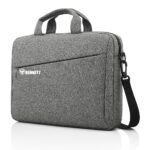 Bennett™ Mystic 15.6 inch (39.6cm) Laptop Briefcase Shoulder Sling Office Business Professional Travel Messenger Bag for Men and Women Water Repellent Formal Executive Bags (Grey) 6 Months Warranty - Image 2