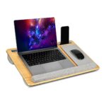 Big Lap Desk Pillow | Wooden Laptop Stand | Portable Lap Desk for Home, Office, and Travel Comfortable workspace for Maximum Productivity (Big) - Image 2