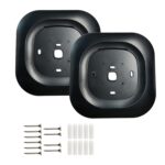 Black Thermostat Decorative Wall Plate Bracket Compatible with New 2022 Ecobee Smart Thermostat Premium & 2022 Ecobee Smart Thermostat Enhanced (2 Pack) - Image 2